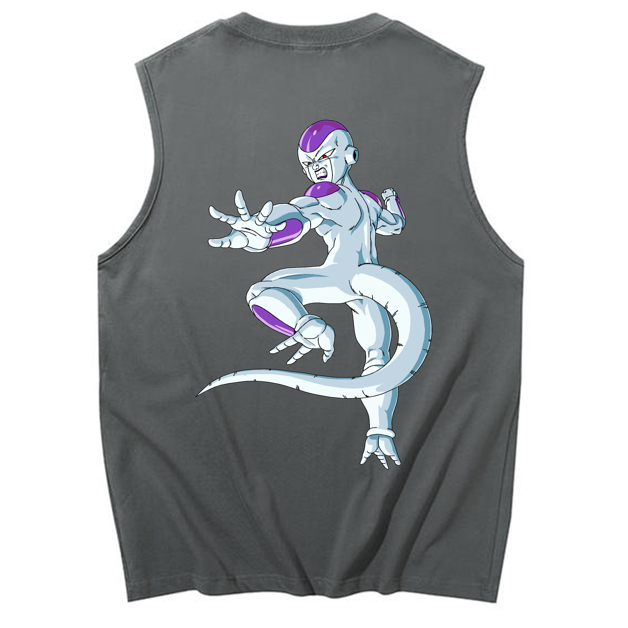 （画像用） ドラゴンボール フリーザ DRAGON BALL Frieza コットン100％タンクトップ（背面プリント）